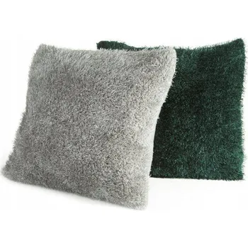 Povlak na polštářek Kožešinový povlak na polštář Oriana 40x40 Ocelový