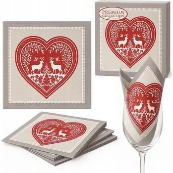 Papírový ubrousek Ubrousky 33 x 33 cm 20 ks papírové