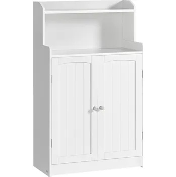 Nábytek VASAGLE Koupelnová skříňka, 60x30x110cm, bílá Koupelnová skříňka