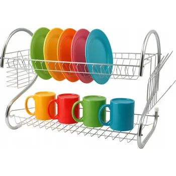 Odkapávač na nádobí Volně stojící odkapávač (sušička) na desku pro dřez, odkapávač na nádobí AKS