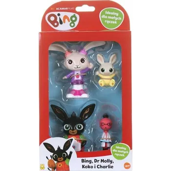 Figurka Bing Sada 4 Figurek Bing Molly Coco Charlie