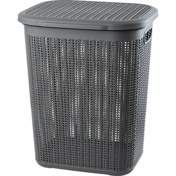 Koš na prádlo Volně stojící koš na prádlo Kadax 50 l šedý