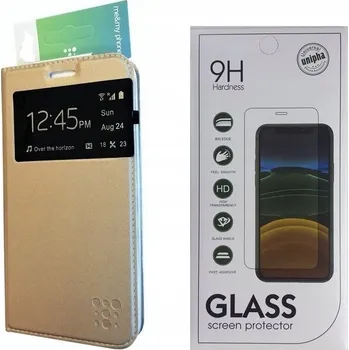 Pouzdro na mobilní telefon Flipové pouzdro Me&My Phone pro Huawei P Smart zlaté