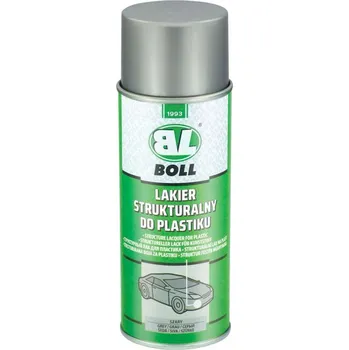 Barva ve spreji Strukturální lak na plasty Boll šedý 400 ml