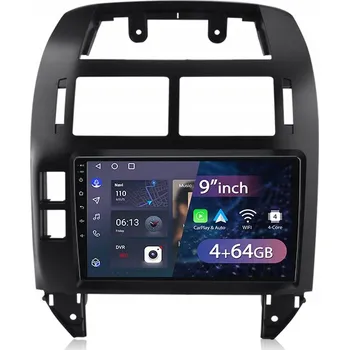 Auto Hi-Fi Autorádio Junsun s multimédii pro VW Polo 2001-2009 4+64GB