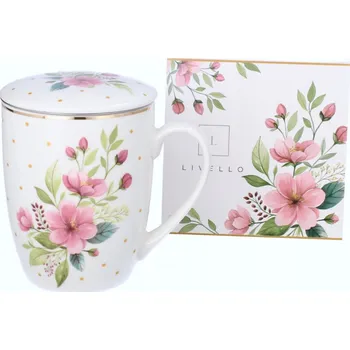 Hrnek Livello English Collection, porcelánový, 350 ml
