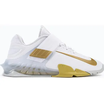 Pracovní oblečení Boty na vzpírání Nike SAVALEOS BÍLO-ZLATÉ | 44