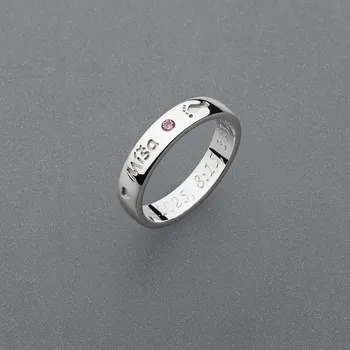 Prsten Stříbrný prsten vzor PM17, Velikost 54, Barva kamínku diamant 2.0mm, Pokovení prstenu Bez pokovení (pouze stříbrný)