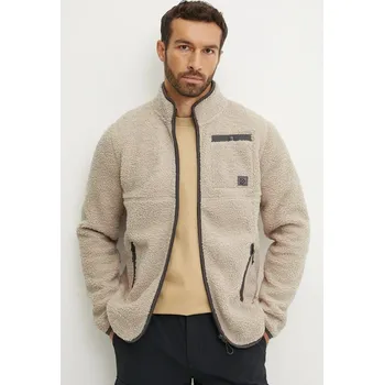 Pánská mikina Mikina Didriksons PHOENIX pánská, béžová barva, melanžová, 505076 12X, vel. XXL