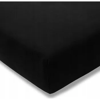 Prostěradlo Prostěradlo jersey s gumou, 100x200 cm, 900 černé, 180 g/m2 Estella