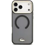 Lacoste Frosted Finish Gold Logo MagSafe na Apple iPhone 17 Pro Max (LCHMP17XUFWAK) černý