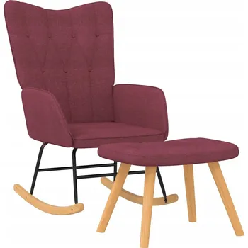 Obývací pokoj Houpací křeslo VidaXL červené