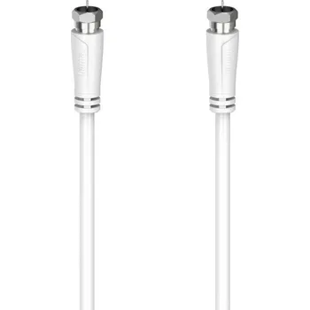 Audio kabel Hama F-vidlice 90 dB, 10 m (205066) bílý