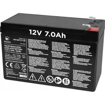 Záložní baterie ATLANTIS Akumulátor olověný (VRLA) pro UPS 12V 7Ah