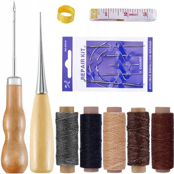 Nit Polyesterové nitě pro ruční šití, vícebarevné, 16 ks