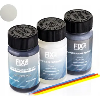 barva a nátěr na dřevo FixPro AUTO LAK CITROEN KWD + ZÁKLADNÍ NÁTĚR + BEZBARVÝ LAK 50ml
