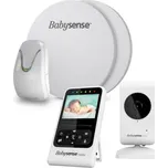 Babysense Bundle monitor dechu + dětská chůvička bílá