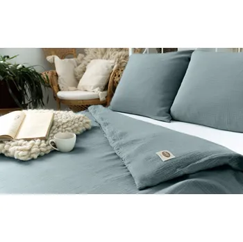 Povlečení Povlečení z bavlněného mušelínu 220x200 barva 34 Matex