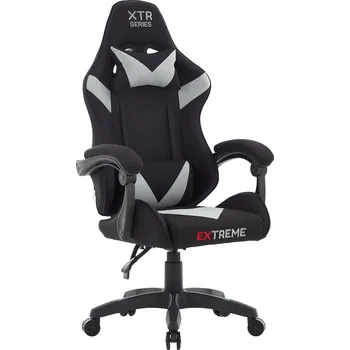 Herní židle Herní křeslo Extreme XTR Light Gray, černá tkanina