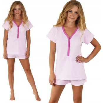 Dámské pyžamo Born2rest dámské pyžamo bavlna růžové, velikost XS