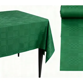 Jednorázový ubrus Papírový ubrus 8 m x 1,2 m tmavě zelený 18599 Papstar