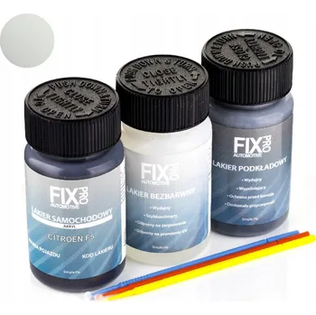 barva a nátěr na dřevo FixPro AUTO LAK CITROEN F5 + ZÁKLADNÍ NÁTĚR + BEZBARVÝ LAK 50ml