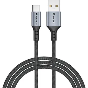 Verbatim Sync & Charge USB-A/USB-C 18W 1,2m (31843) černý