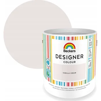 barva na zeď Beckers 5 l matná latexová Barva na zeď, vanilkový krém