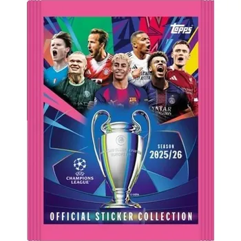Sběratelská karetní hra Topps UEFA Champions League 2025/2026 Samolepka