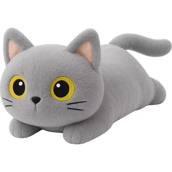 plyšák LEAN Toys Plyšová kočka s velkými očima 45 cm