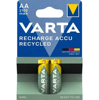 Článková baterie Varta Recycled HR06, AA, 2100mAh, Ni-MH, blistr 2ks (56816101402)