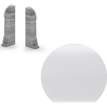 Podlahová lišta Salag Koncovka L+P, bílá