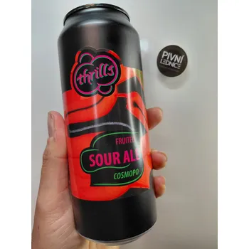 Pivo Thrills Cosmopo Brusinka Pomeranč 12°/5% 0,5l