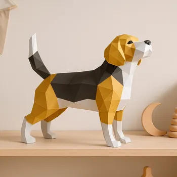 3D puzzle Bígl – papírový model a 3D skládačka PaperTime