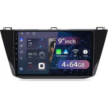Auto Hi-Fi Autorádio Junsun multimédia pro VW Tiguan 2016-2020 4+64GB