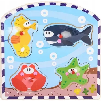 ostatní stavebnice Vzdělávací skládačka pro batolata DŘEVĚNÁ Hračka Podněcuje k OBJEVOVÁNÍ