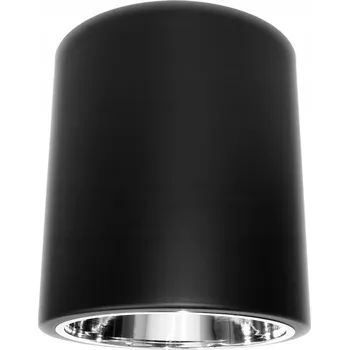 Nástěnné svítidlo Bodové přisazené svítidlo tuba kulatá černé moderní 18 cm Polux