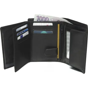 Peněženka Lagen Pánská kožená peněženka V-226 černá