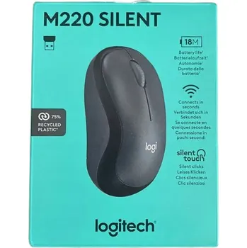 Myš BEZDRÁTOVÁ MYŠ LOGITECH M220 SILENT