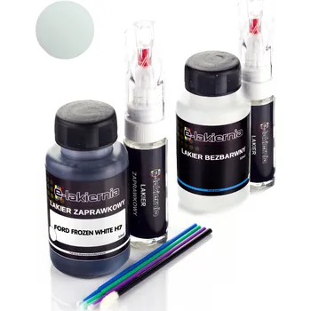 autokoberec BEZBARVÝ OPRAVNÝ LAK NA AUTO V LAHVIČCE FORD FROZEN WHITE