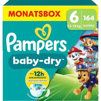 Plena Pampers Baby Dry 13-18kg (164 ks) (8700216146654)