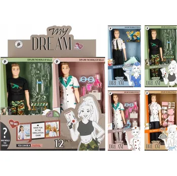 Panenka Panenka 29 cm s příslušenstvím - Povolání - Chlapec Mega Cre