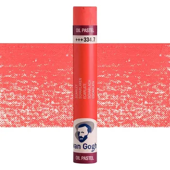 Kresba Olejový pastel Van Gogh - červená Barva: 334.7 - Scarlet