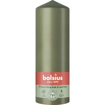 Svíčka Tradiční parafínová svíčka bez vůně Bolsius 1 ks