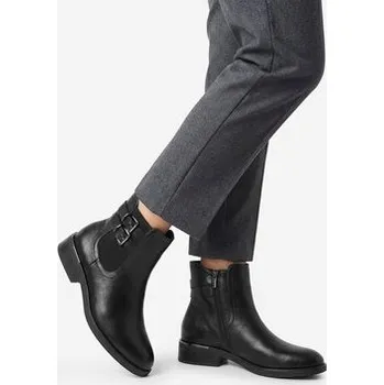 Dámské kozačky Polokozačky Clara Barson CEO-WS6397-03 Černá 36