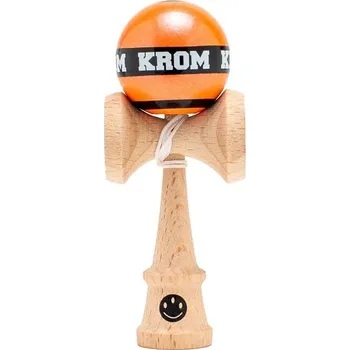 Dřevěná hračka KROM Mikro Kendama oranžová