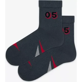 Pánské ponožky CHLAPECKÉ VZOROVANÉ PONOŽKY 6-11 LET W022 grafit 30-32