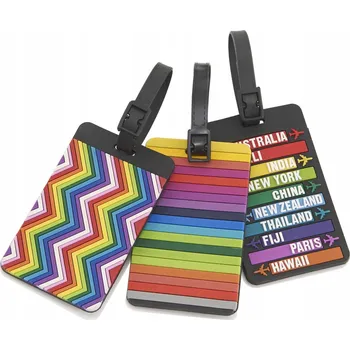 Závěska na kufr, tašku nebo zavazadlo Travelite - cikcak vzor