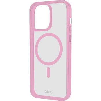 SBS Mag Frame s MagSafe na Apple iPhone 15 Pro Max (TEMAGCOLIP1567PP) růžový