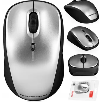 Myš Bezdrátová myš k počítači USB optická MODECOM MC-WM6 šedo-černá